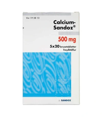 Calcium-Sandoz 500 mg - 100 stk
