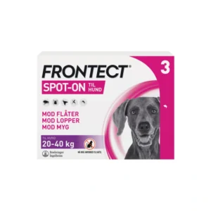 Frontect til hunde 20-40 kg – 3 stk Spot-on, opløsning
