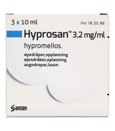 Hyprosan Øjendråber 3,2 mg/ml - 30 ml