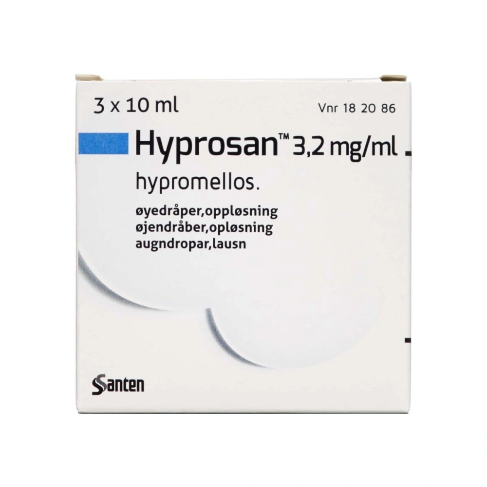 Hyprosan Øjendråber 3,2 mg/ml - 30 ml