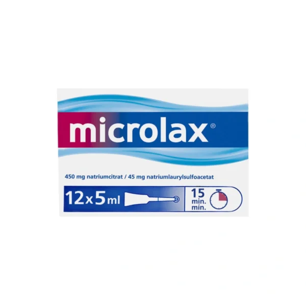 Microlax Rektalvæske 9 mg/ml + 90 mg/ml - 60 ml