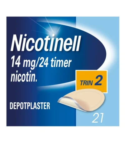 Nicotinell Nikotinplastre 14 mg/24 timer - 21 stk