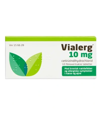 Vialerg tabletter 10 mg - 10 stk