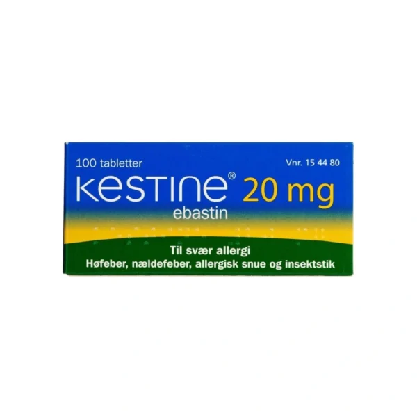 Kestine tabletter 20 mg - 100 stk