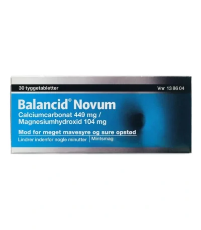 Balancid Novum – 30 Tyggetabletter