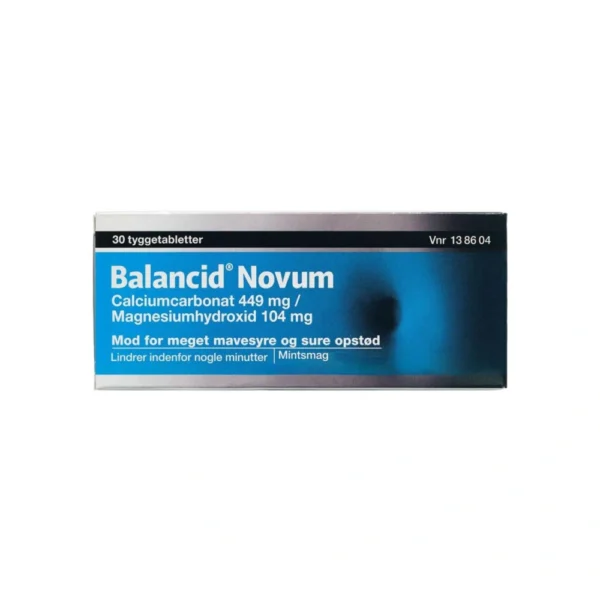 Balancid Novum – 30 Tyggetabletter