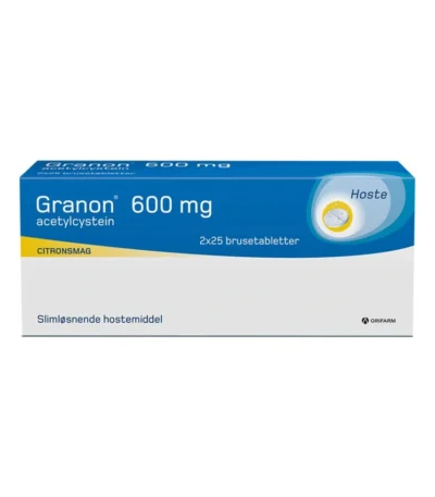 Granon 600 mg - 50 brusetabletter
