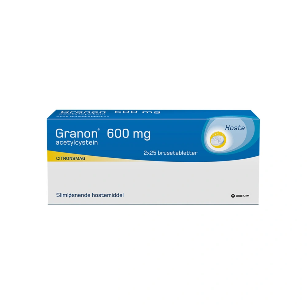 Granon 600 mg - 50 brusetabletter