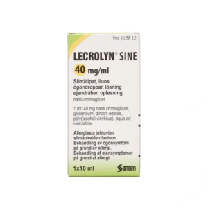 Lecrolyn Sine Øjendråber 40 mg/ml - 10 ml