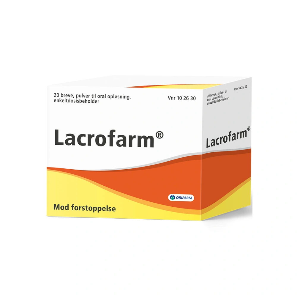 Lacrofarm Pulver til oral opløsning - 20 stk