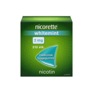 Nicorette Whitemint 2 mg tyggegummi - 210 stk
