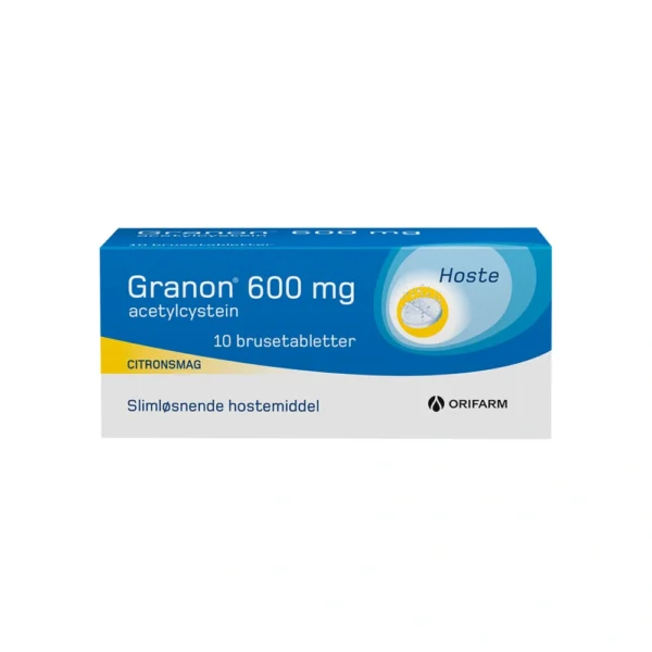 Granon 600 mg - 10 brusetabletter