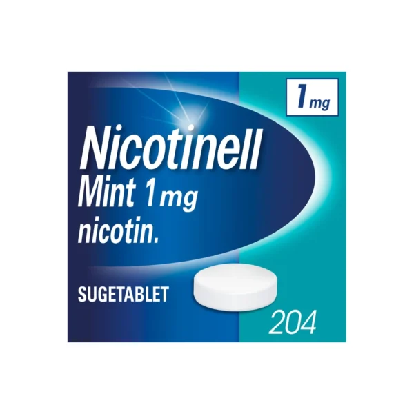 Nicotinell Mint 1 mg sugetabletter - 204 stk