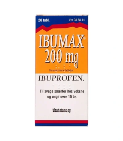 Ibumax tabletter 200 mg - 20 stk