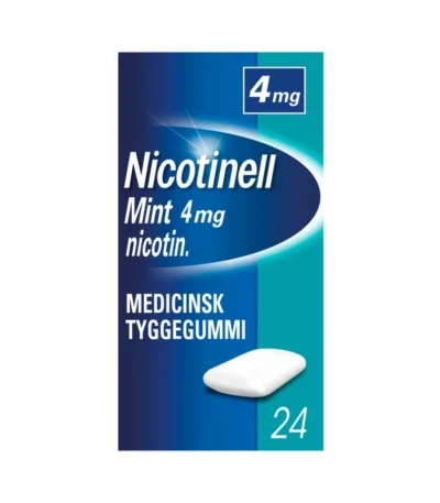 Nicotinell Mint 4 mg tyggegummi - 24 stk