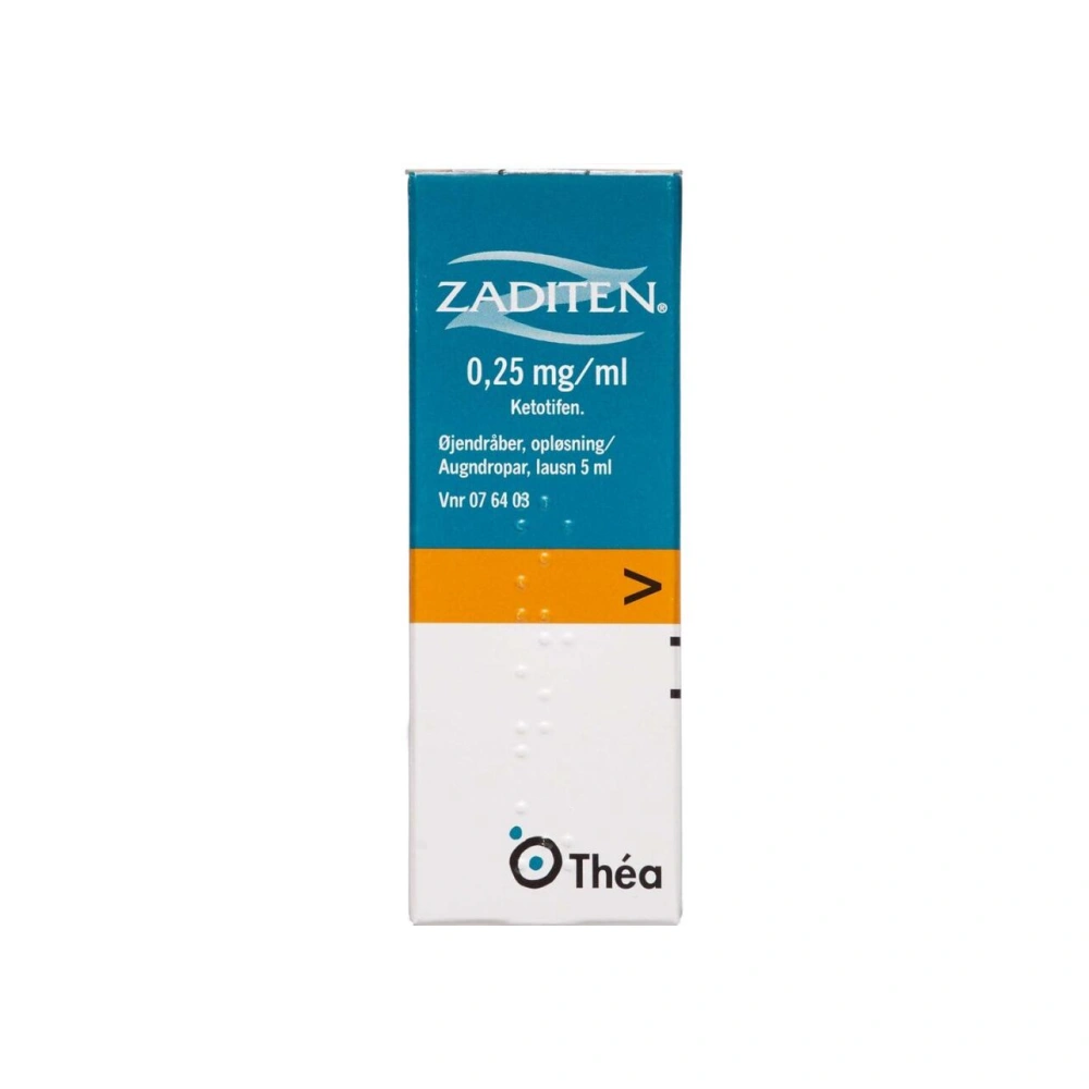 Théa Nordic Zaditen Øjendråber 0,25 mg/ml - 5 ml