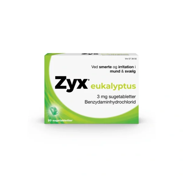 Zyx Eukalyptus 3 mg - 20 sugetabletter