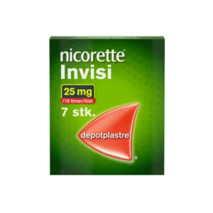 Nicorette Invisi Depotplastre 25 mg – 16 timer – 7 stk