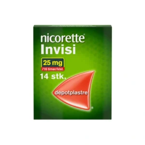 Nicorette Invisi Depotplastre 25 mg – 16 timer – 14 stk