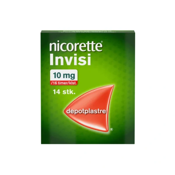 Nicorette Invisi Depotplastre 10 mg – 16 timer – 14 stk