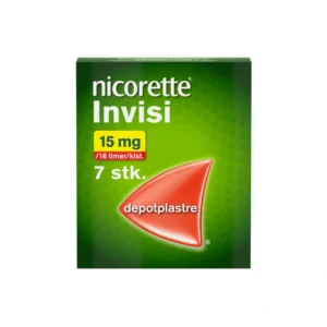 Nicorette Invisi Depotplastre 15 mg – 16 timer – 7 stk