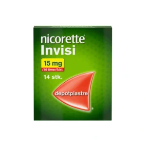 Nicorette Invisi Depotplastre 15 mg – 16 timer – 14 stk