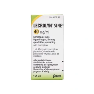 Lecrolyn Sine Øjendråber 40 mg/ml - 1 stk