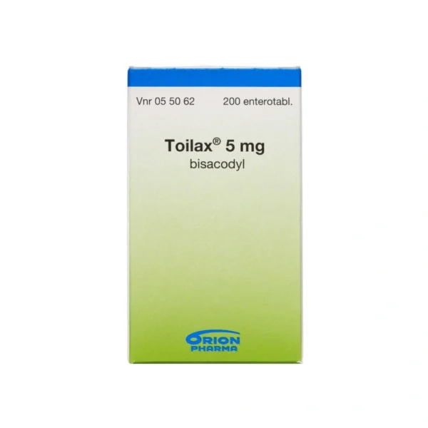 Toilax Enterotabletter 5 mg - 200 stk