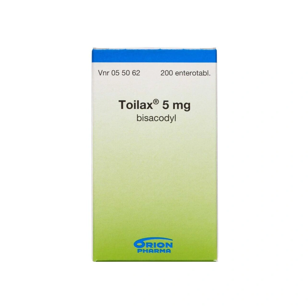 Toilax Enterotabletter 5 mg - 200 stk