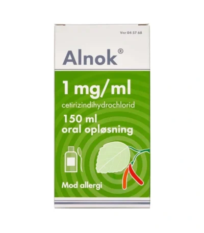 Alnok Oral Opløsning 1 mg/ml - 150 ml