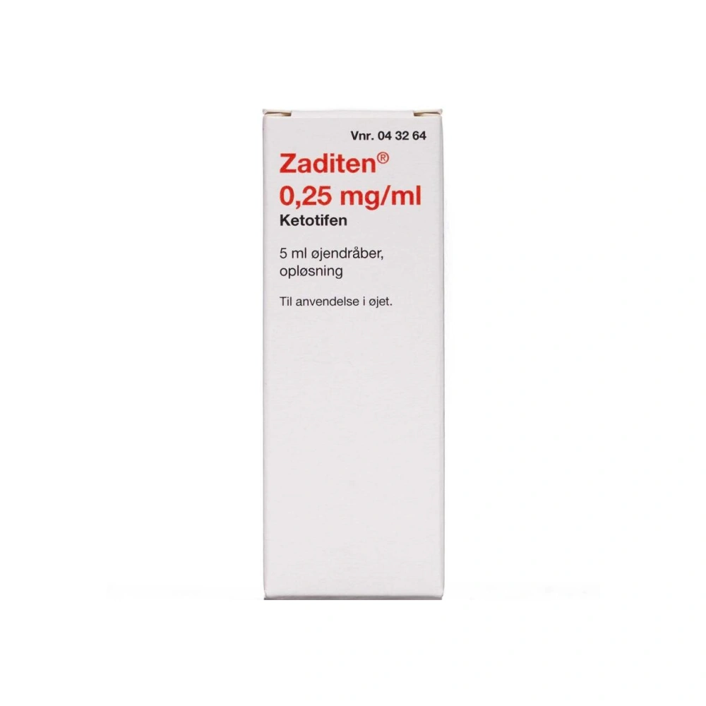 2care4 Zaditen Øjendråber 0,25 mg/ml - 5 ml