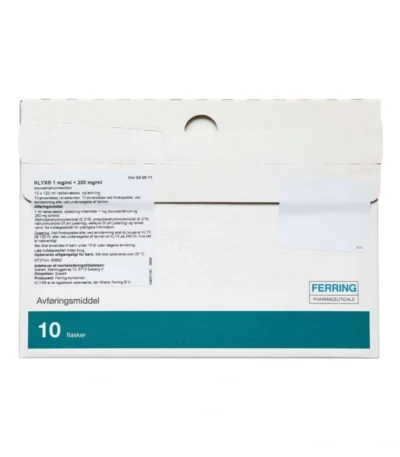 2care4 Klyx rektalvæske 1+250 mg/ml - 10x120 ml