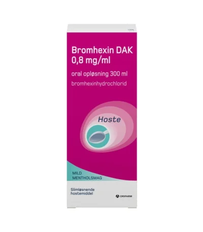 Bromhexin Mikstur opløsning 0,8 mg/ml - 300 ml