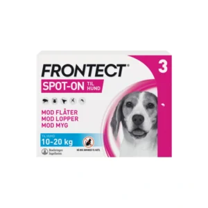 Frontect til hunde 10-20 kg – 3 stk Spot-on, opløsning