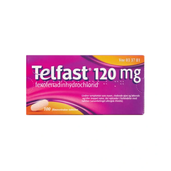 Telfast 120 mg - 100 stk