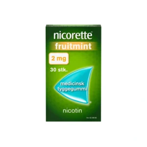 Nicorette Tyggegummi Fruitmint 2 mg – 30 stk