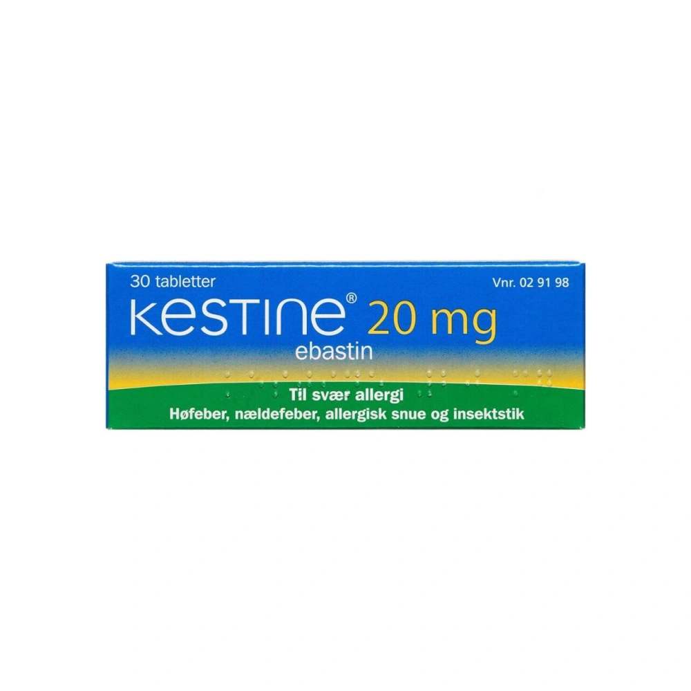 Kestine tabletter 20 mg - 30 stk