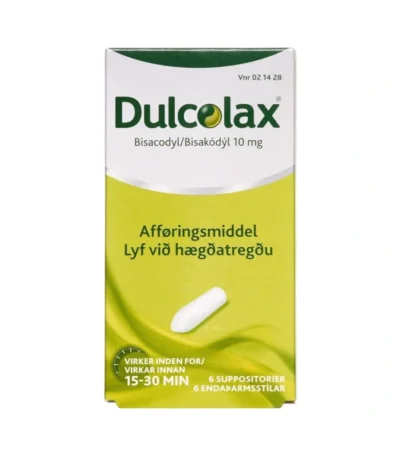 Dulcolax Suppositorier 10 mg - 6 stk
