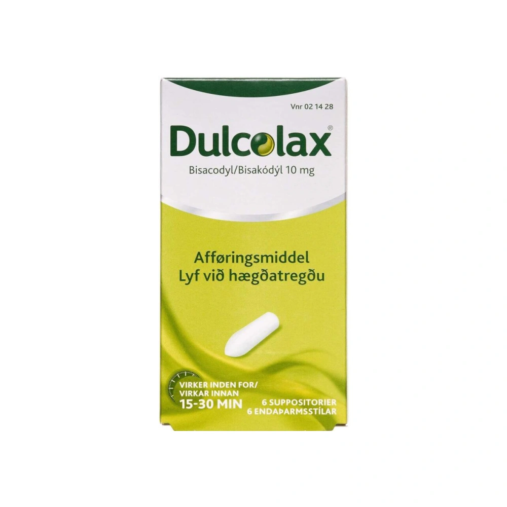 Dulcolax Suppositorier 10 mg - 6 stk