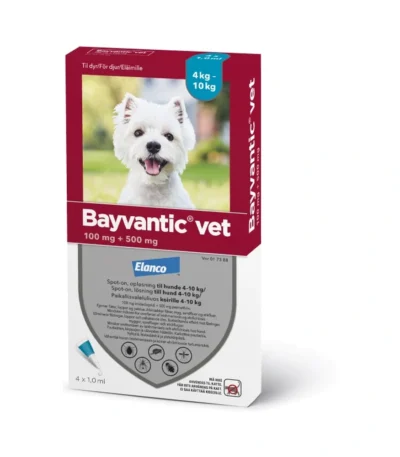 Bayvantic Vet. til hunde 4-10 kg – 4 ml