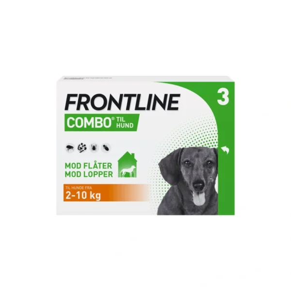 Frontline Combo Vet - hund 2-10 kg - 3 x 0,67 ml