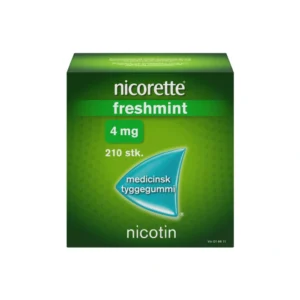 Nicorette Tyggegummi Freshmint 4 mg – 210 stk