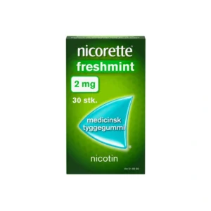 Nicorette Tyggegummi Freshmint 2 mg – 30 stk