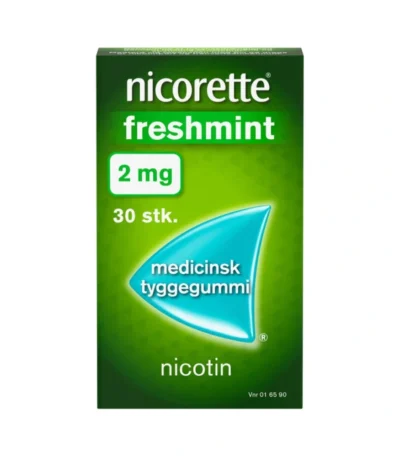 Nicorette Freshmint 2 mg tyggegummi - 30 stk
