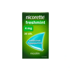 Nicorette Tyggegummi Freshmint 4 mg – 30 stk
