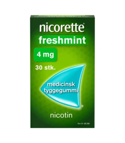 Nicorette Freshmint 4 mg tyggegummi - 30 stk
