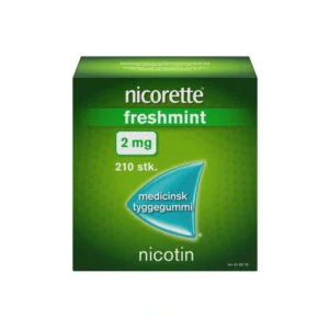Nicorette Tyggegummi Freshmint 2 mg – 210 stk