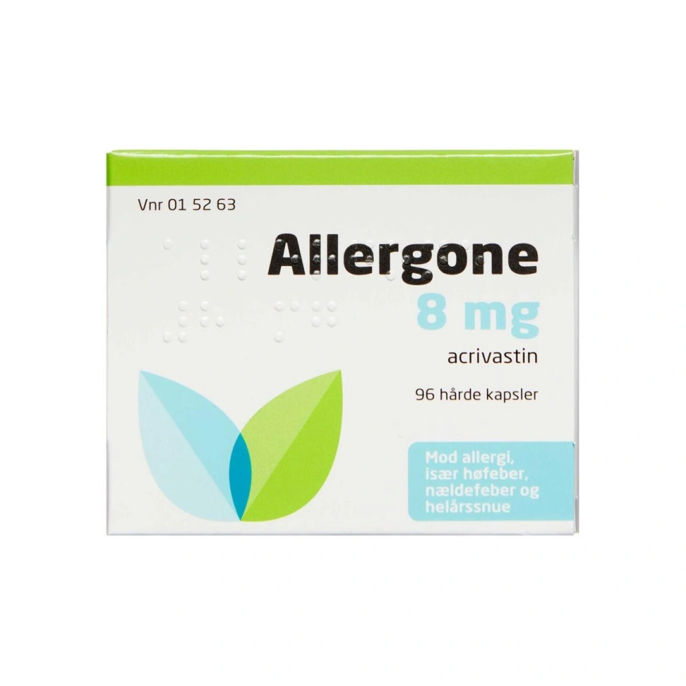 Allergone 8 mg - 96 stk Kapsler