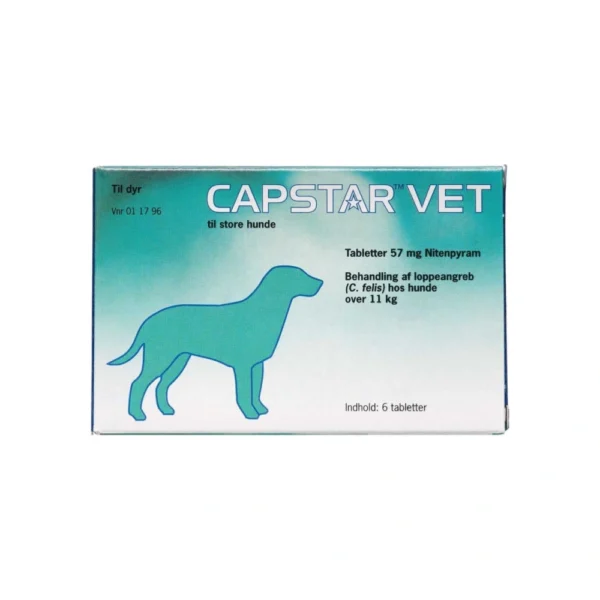 Capstar Vet til hunde over 11 kg - 6 tabletter