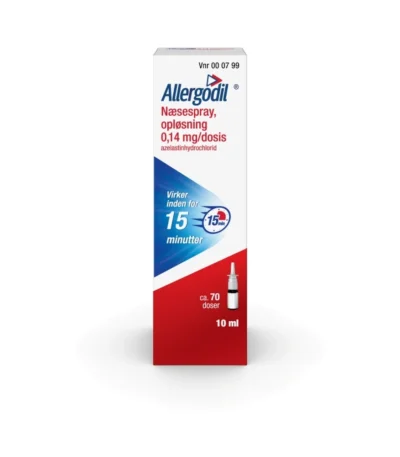 Allergodil Næsespray 0,14 mg/dosis - 70 doser